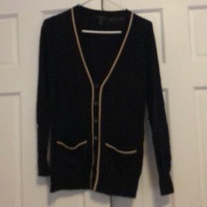 100% merino wool navy JCrew sweater